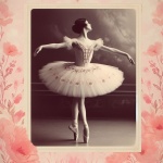 Vintage Ballerina Art
