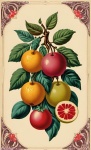 Vintage Fruit Illustration