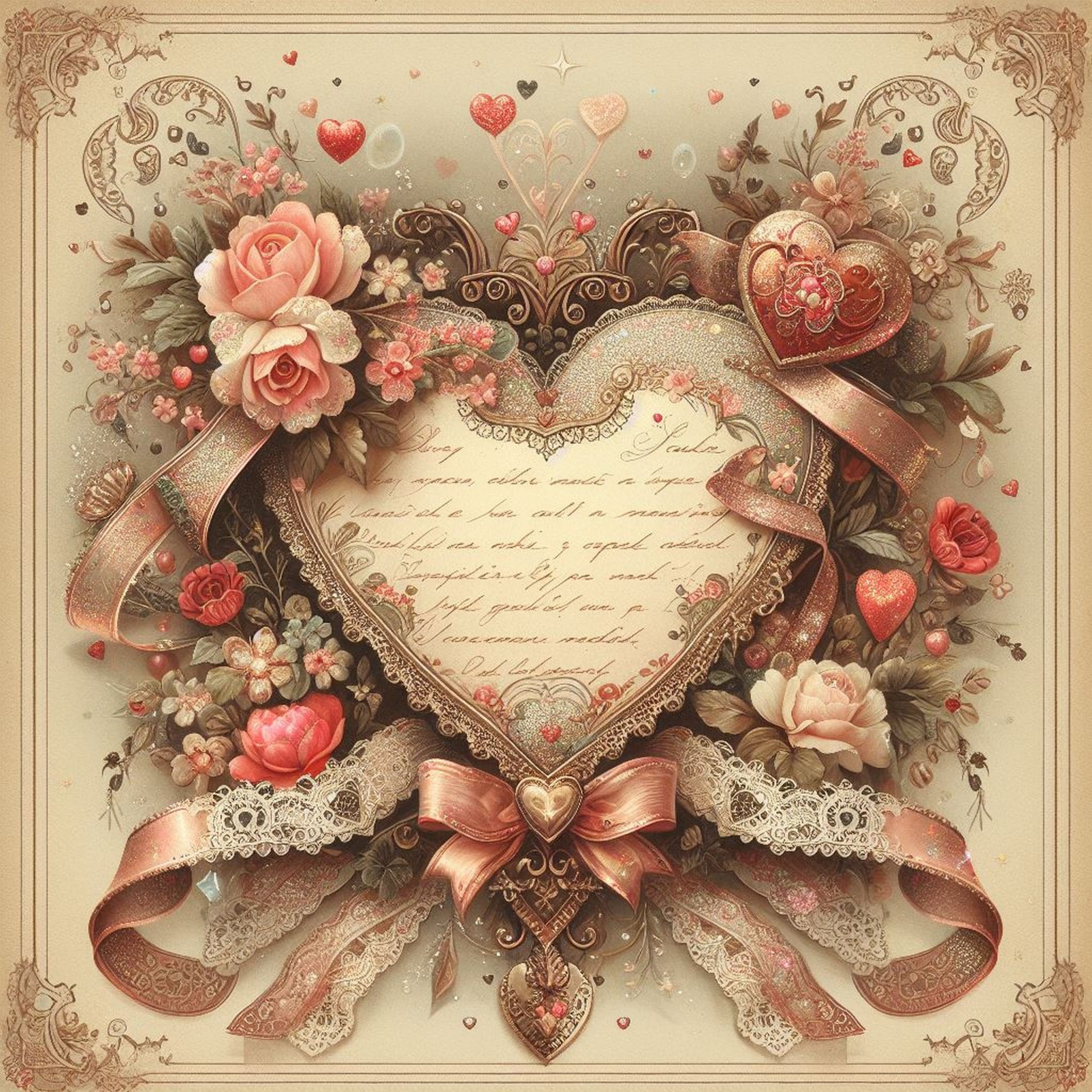 Vintage Valentine Art Free Stock Photo - Public Domain Pictures