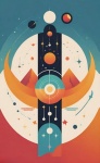 Abstract Astrology Illustration