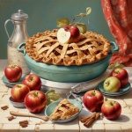 Americana Apple Pie Art
