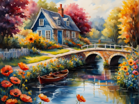 Cottage By A River