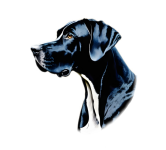 Great Dane Dog Clipart Png