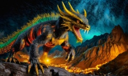 Dragon Fairy Tale Character Art
