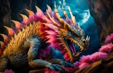 Dragon Fairy Tale Character Art