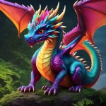 Colorful Fantasy Dragon