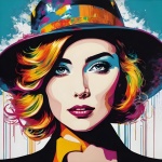 Woman Pop Art Graffiti