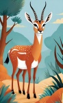 Gazelle Illustration
