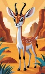 Gazelle Illustration