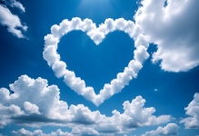 Heart Shaped Cloud Sky
