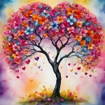 Heart Shaped Flowering Tree