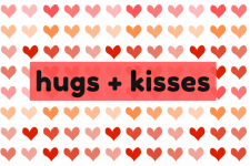 Hugs And Kisses Valentine&039;s Day