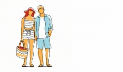 Illustration Of Man And Woman