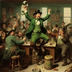 St. Patrick Day Pub Celebration Art