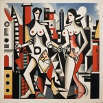 Abstract Women Contemporary Art