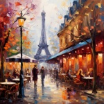 Eiffel Tower Paris France Art