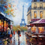 Eiffel Tower Paris France Art