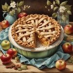 Americana Apple Pie Art