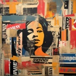 Graffiti Black Woman Portrait Art