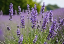 Lavender Flowers Wildflowers Field