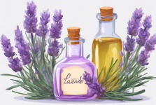 Lavender Flowers And Oil