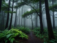 Mist In The Forest