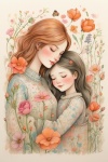 Mother And Daughter Art