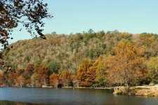 Oklahoma Lake In Fall