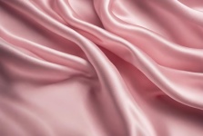 Pink Silky Fabric Folds