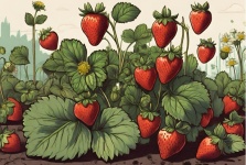 Strawberry Fruit Garden