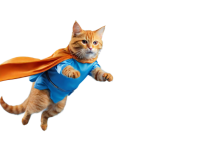 Superhero Kitten