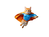Superhero Kitten