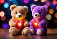 Teddy Bear With Heart Valentine