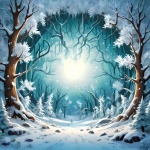 The Magical Winter Forest A402