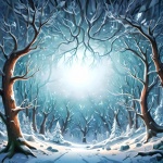 The Magical Winter Forest A403