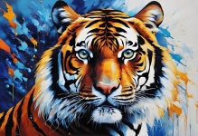 Tiger Animal Art Illustration