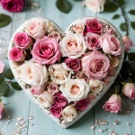 Valentine&39;s Day Heart Roses