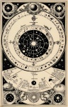 Vintage Astrology Illustration