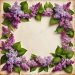 Vintage Lilac Frame