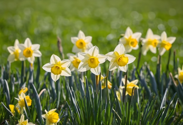 Daffodils Spring Flowers Free Stock Photo - Public Domain Pictures