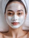 Woman Cream Mask Wellness