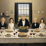 Passover Family Dinner Art Print