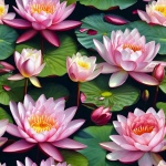 Water Lily Flower Blossom Pond