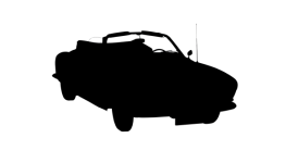 Silhouette Black, Car, Shape