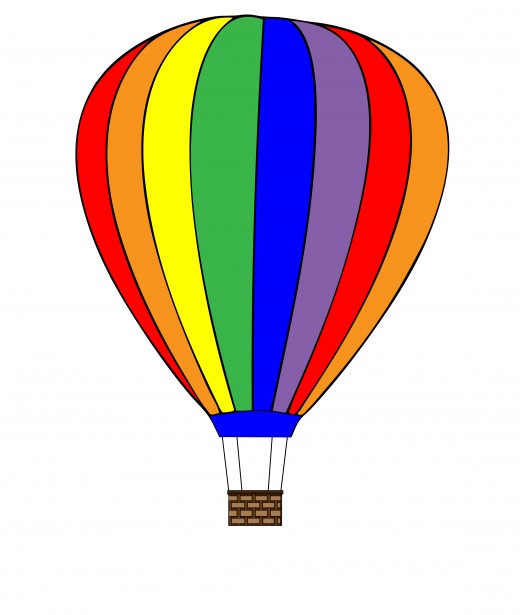 Balon cu aer cald Clipart Poza gratuite - Public Domain Pictures