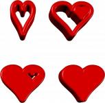 4 Red Hearts