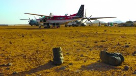 Aircraft In The Sahara Desert
