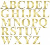 Alphabet Letters Gold Clip-art