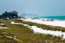 Beach Scene On Gulf Of Mexico