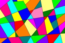 Bright Colored Abstraction
